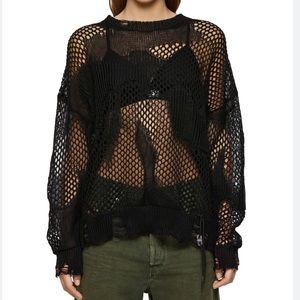 Diesel open knit sweater